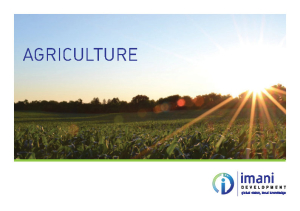 Agriculture
