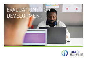 Evaluations for Development